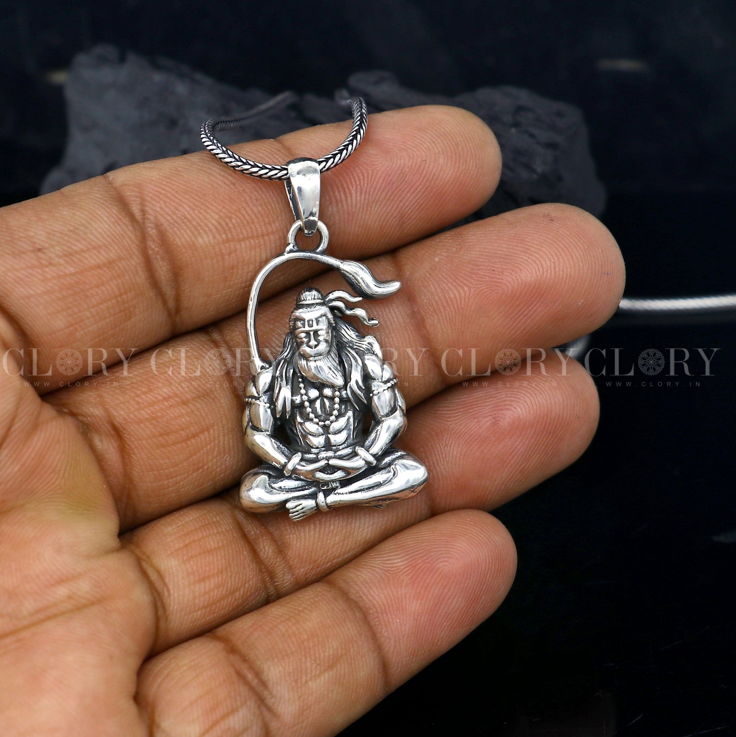 lord Hanuman meditation design pendant