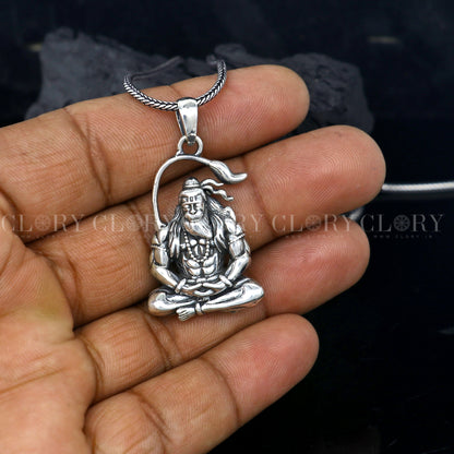 lord Hanuman meditation design pendant