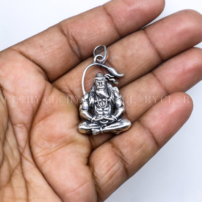 lord Hanuman meditation design pendant