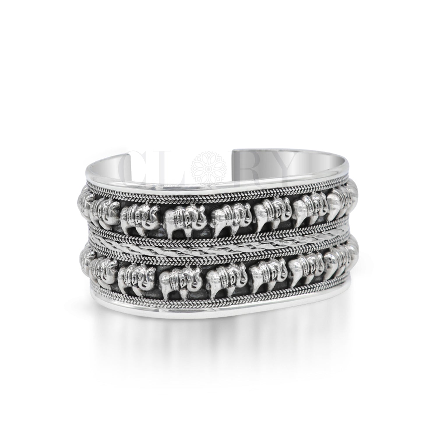 Elephant cuff bracelet