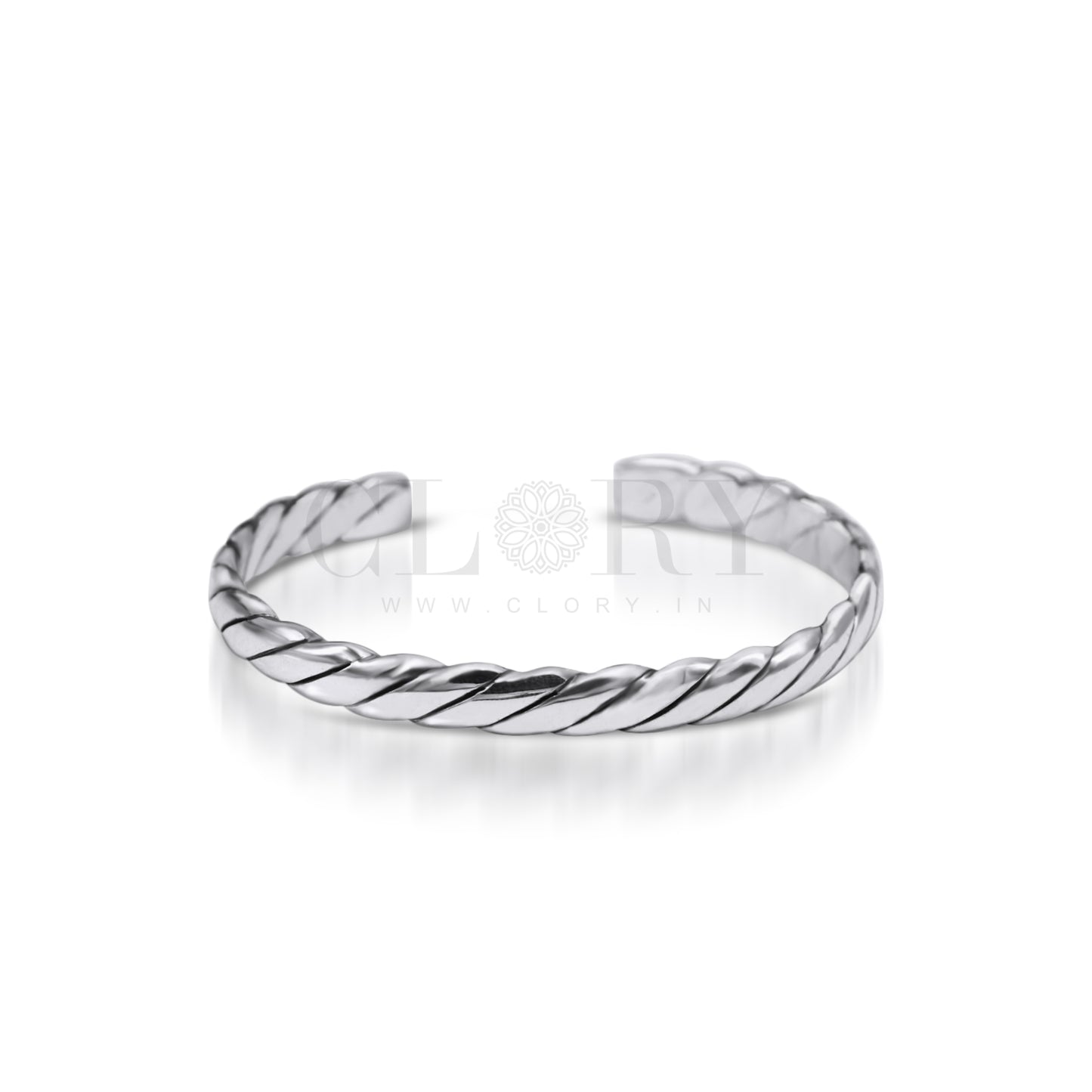 Trendy spiral design fashion cuff bracelet