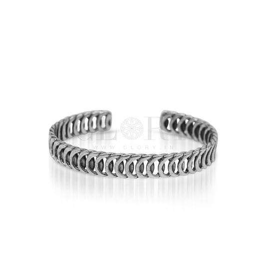 Vintage unique design stylish cuff kada adjustable bracelet
