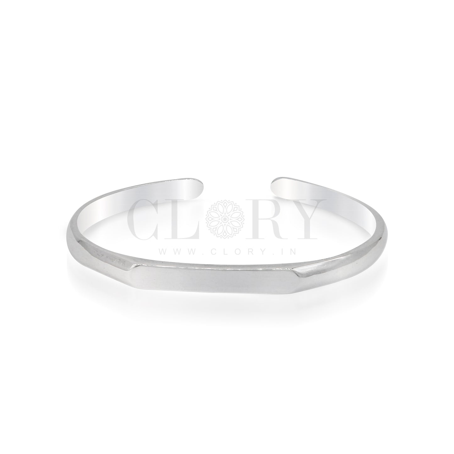 Plain shiny bright bangle bracelet