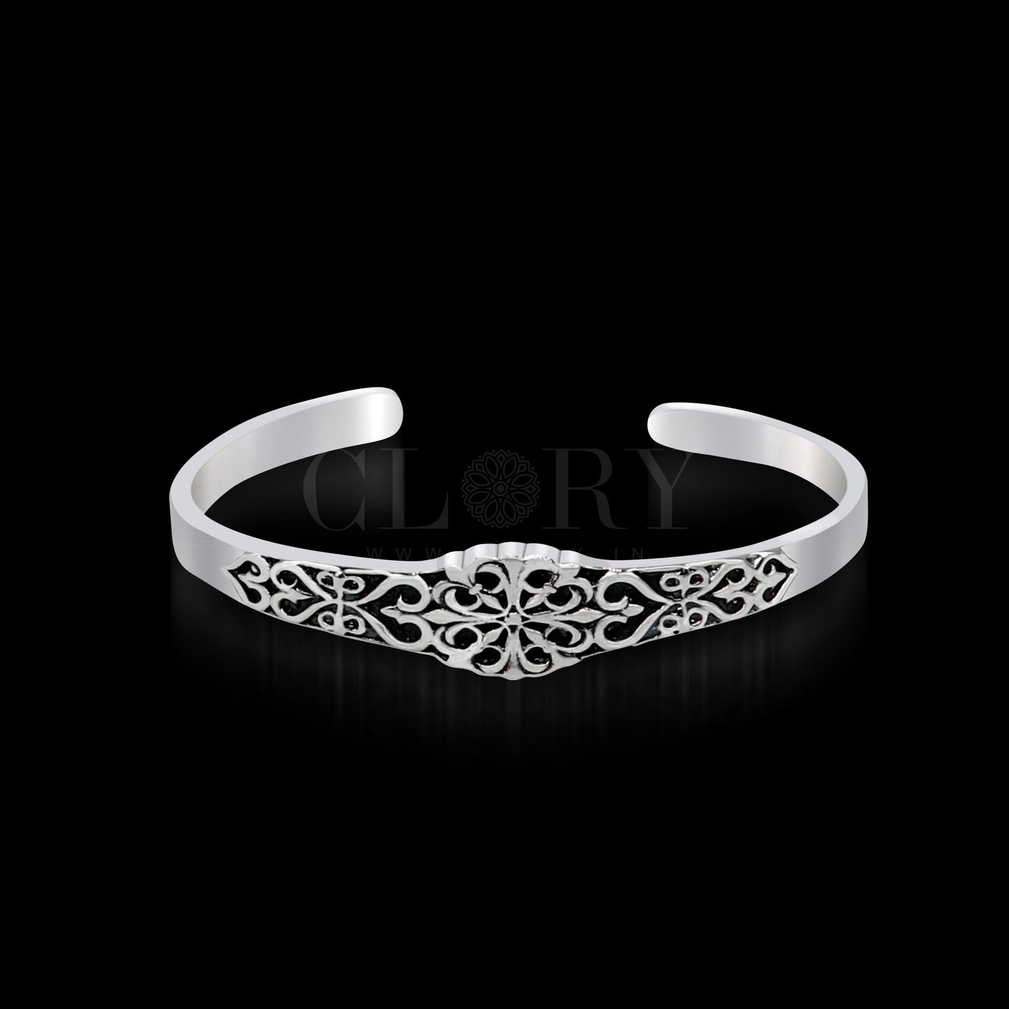 Vintage antique design adjustable bracelet kada