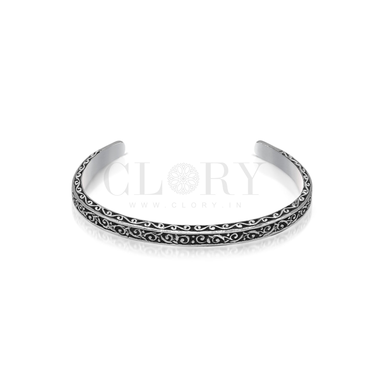 Finish fashion kada cuff bracelet