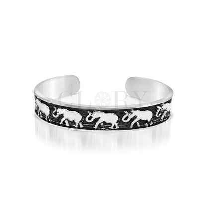 Elephant cuff bracelet