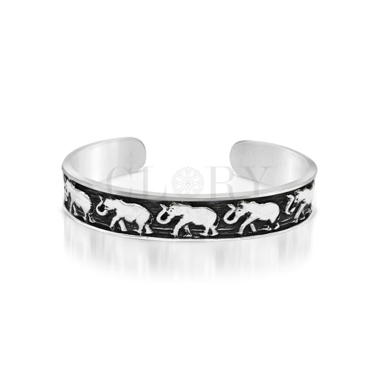 Elephant cuff bracelet