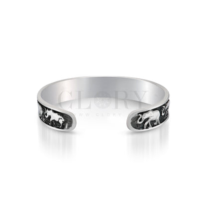 Elephant cuff bracelet