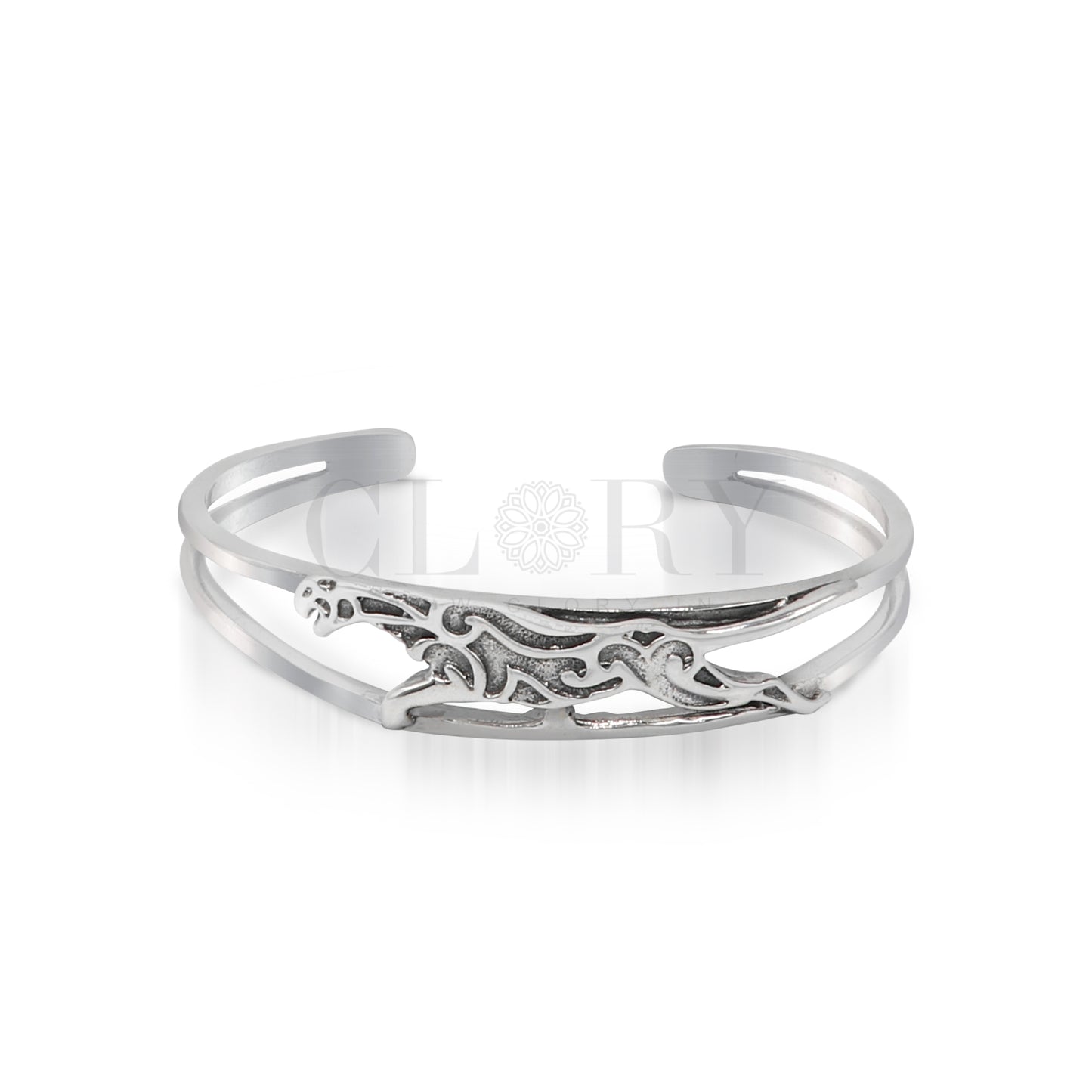 Tiger design cuff kada bracelet,