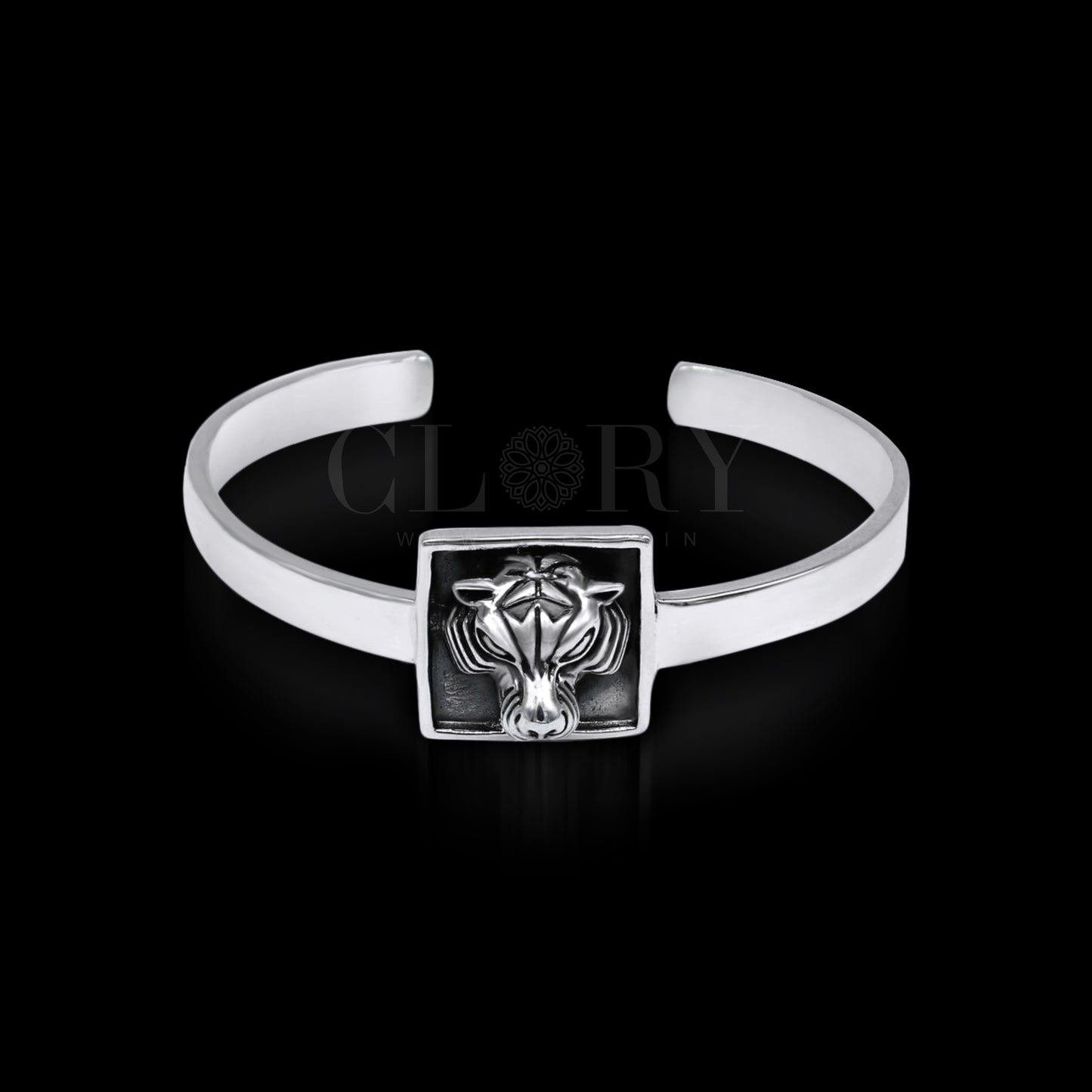 Lion face cuff kada