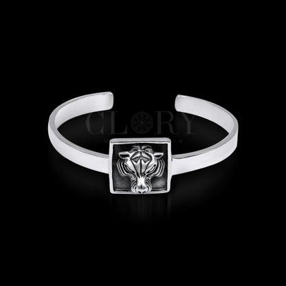 Lion face cuff kada