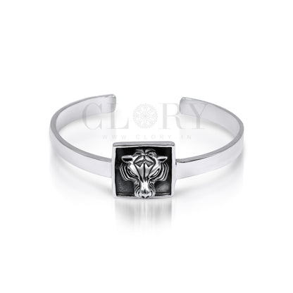 Lion face cuff kada