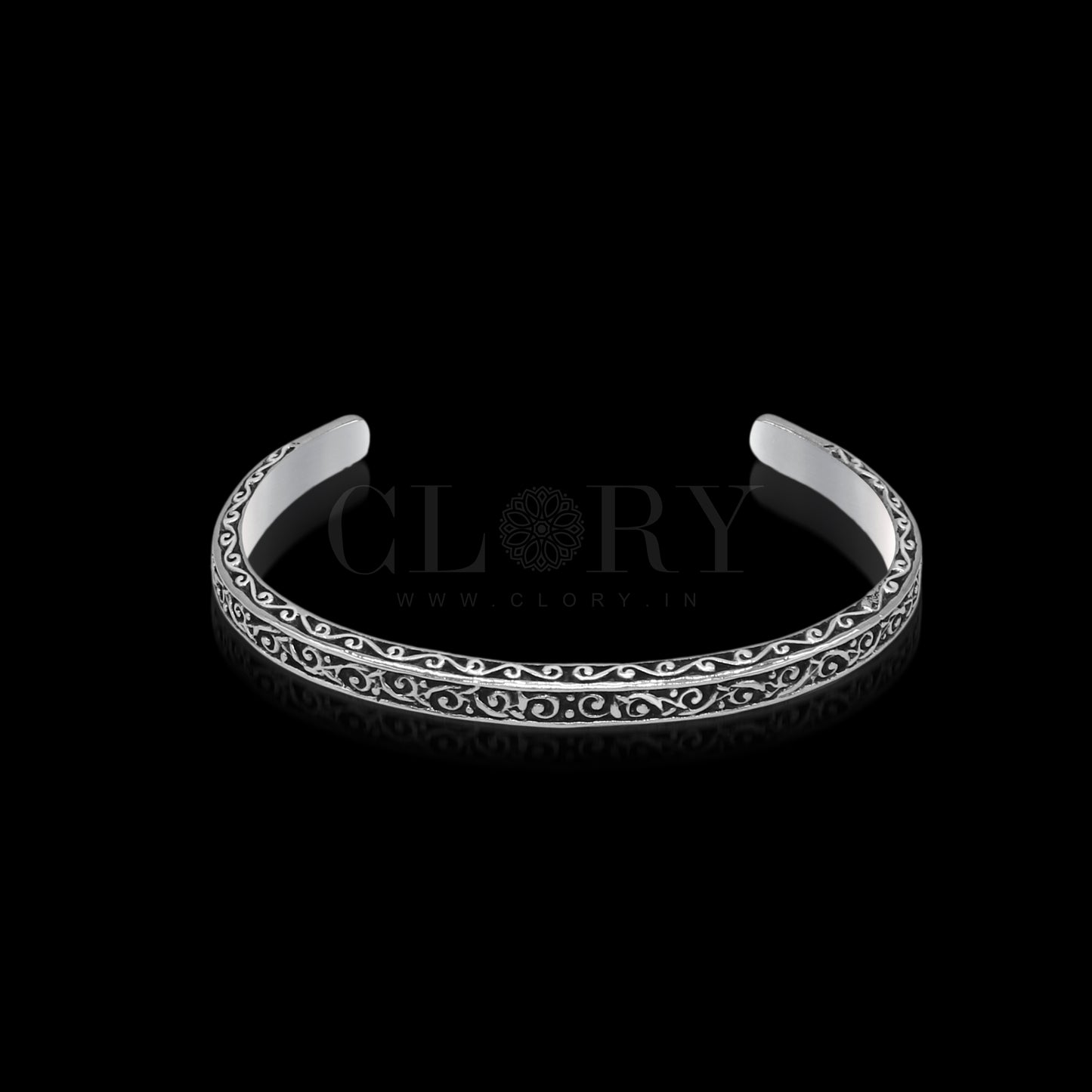 Finish fashion kada cuff bracelet