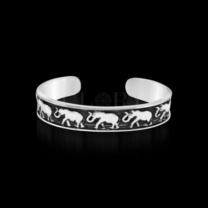 Elephant cuff bracelet