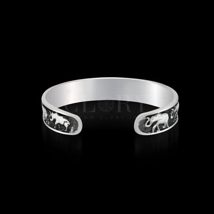 Elephant cuff bracelet