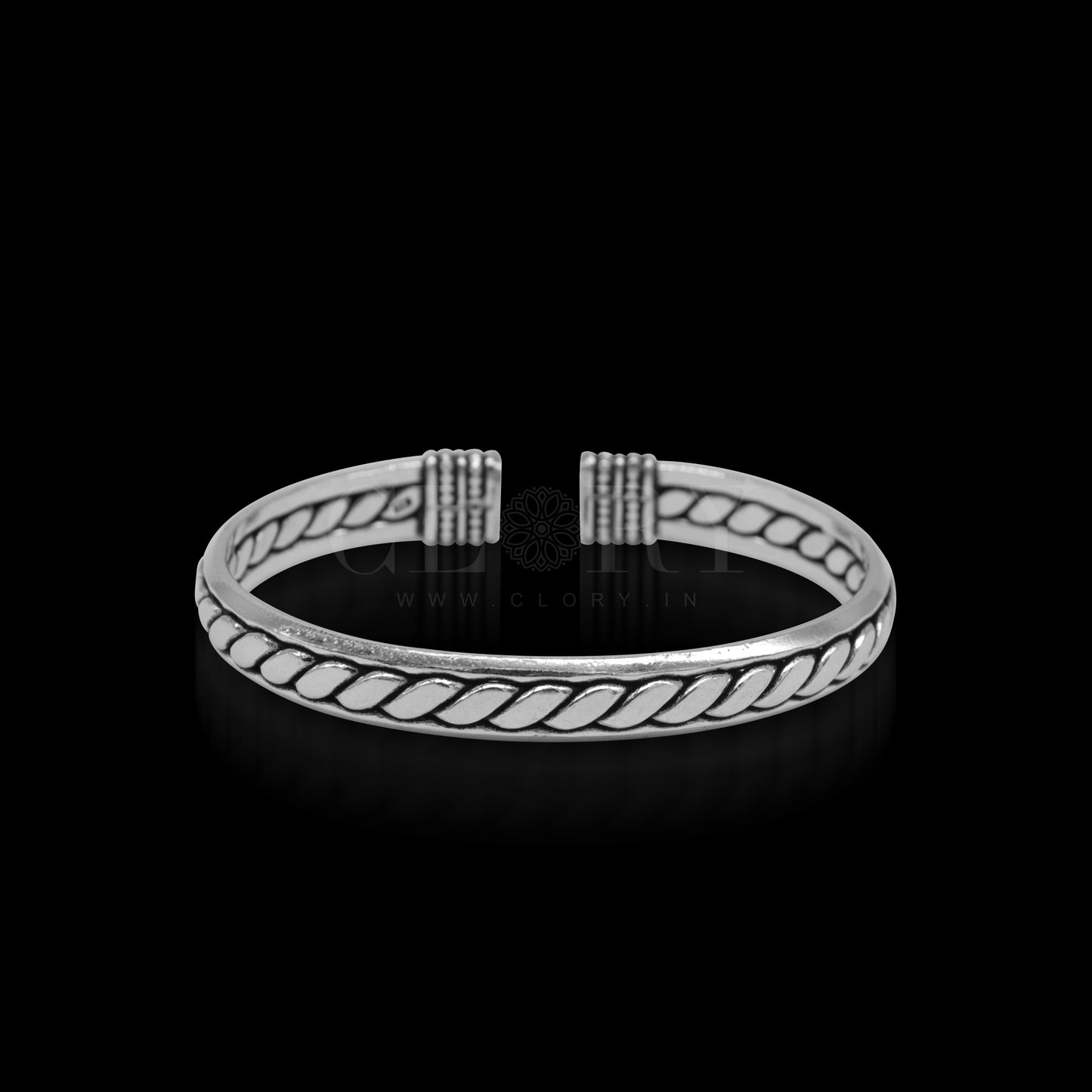 Bright cuff bangle bracelet kada